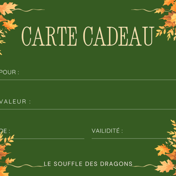 Carte Cadeau Féerique