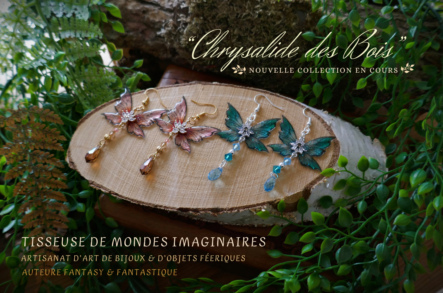 Bannière le souffle des dragons bijoux ailes de fée